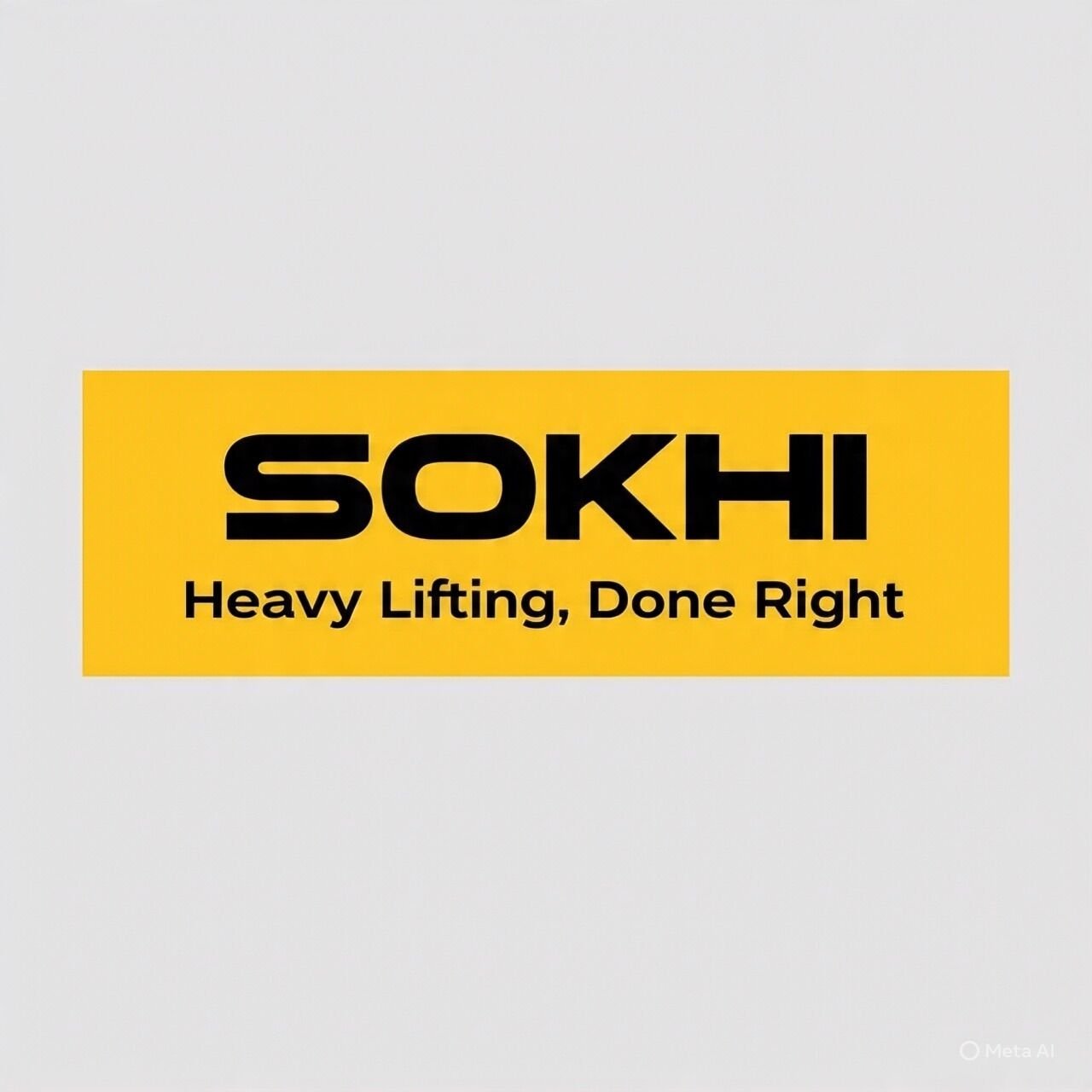 SOKHI Heavy Lifting, Done Right branding